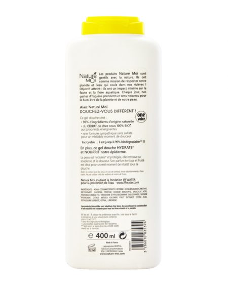 ENERGIZING SHOWER GEL (Citron) 400 ml.
