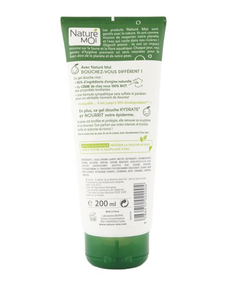 INVIGORATING SHOWER GEL (CEDAR) 200 ml.