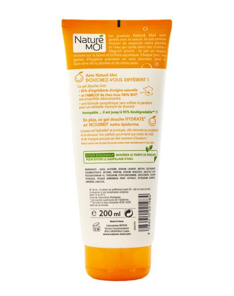 MOISTURISING SHOWER GEL (APRICOT) 200 ml.